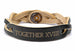 Braided Bracelet - Black (engraved)