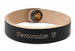 Slim Bracelet -  Black (engraved)