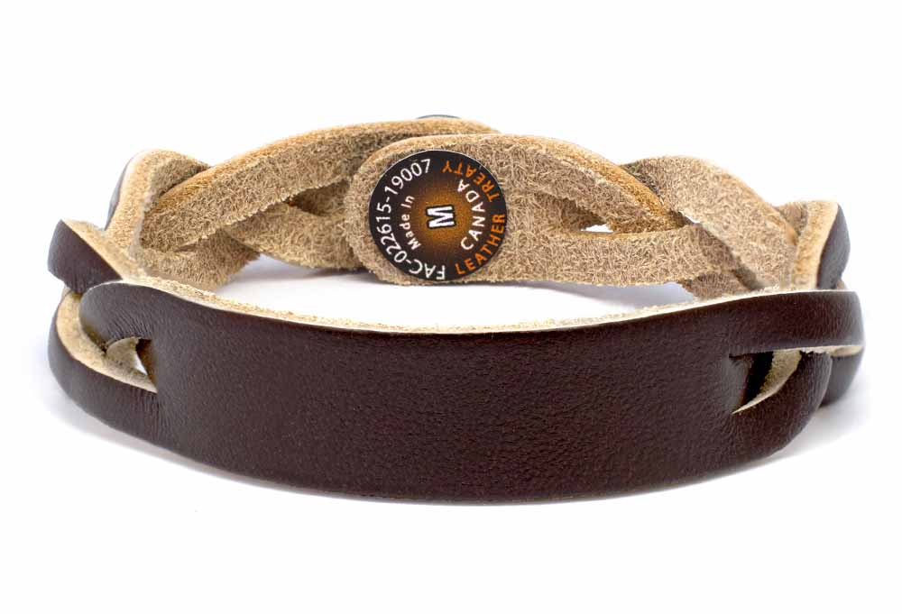 Braided Bracelet - Brown