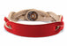 Braided Bracelet - Red Rose