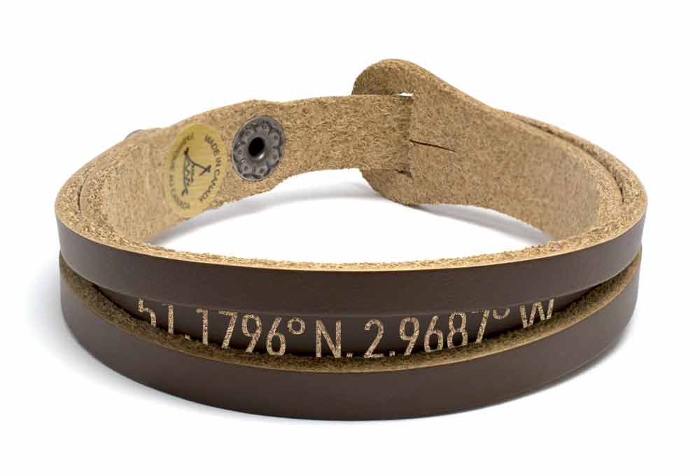 Engraved Leather Bracelet – Freshly Cut Boutique