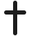 cross engraving symbol