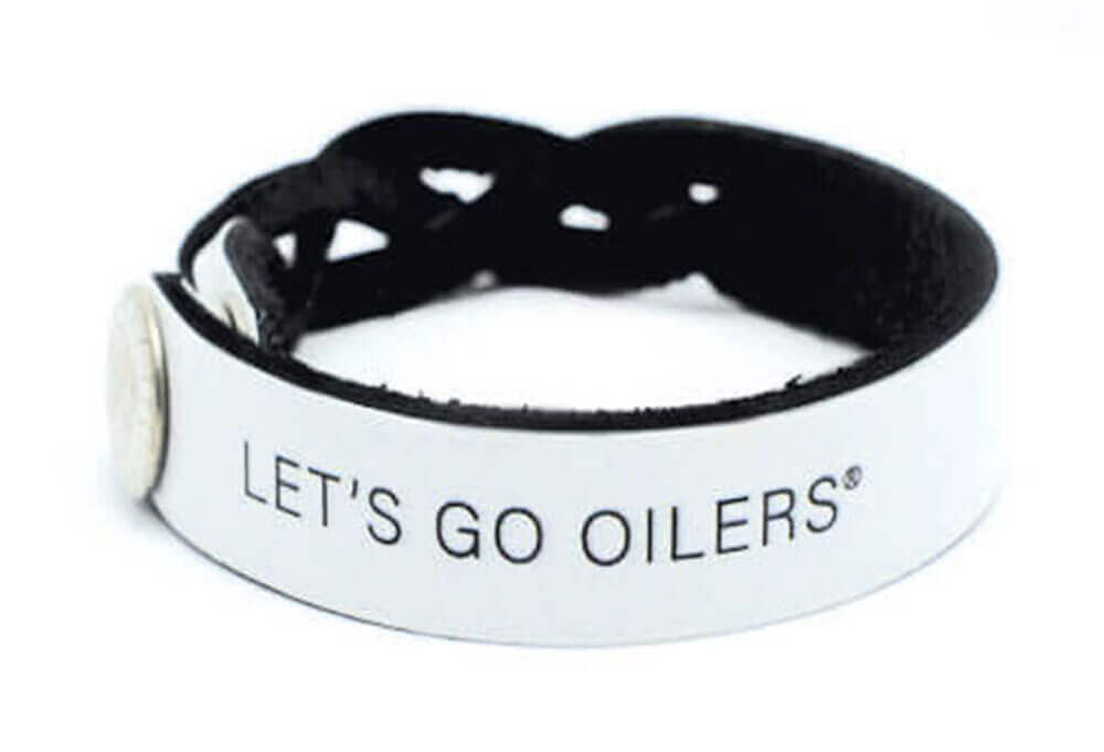 Edmonton Oilers Braided One Side Bracelet