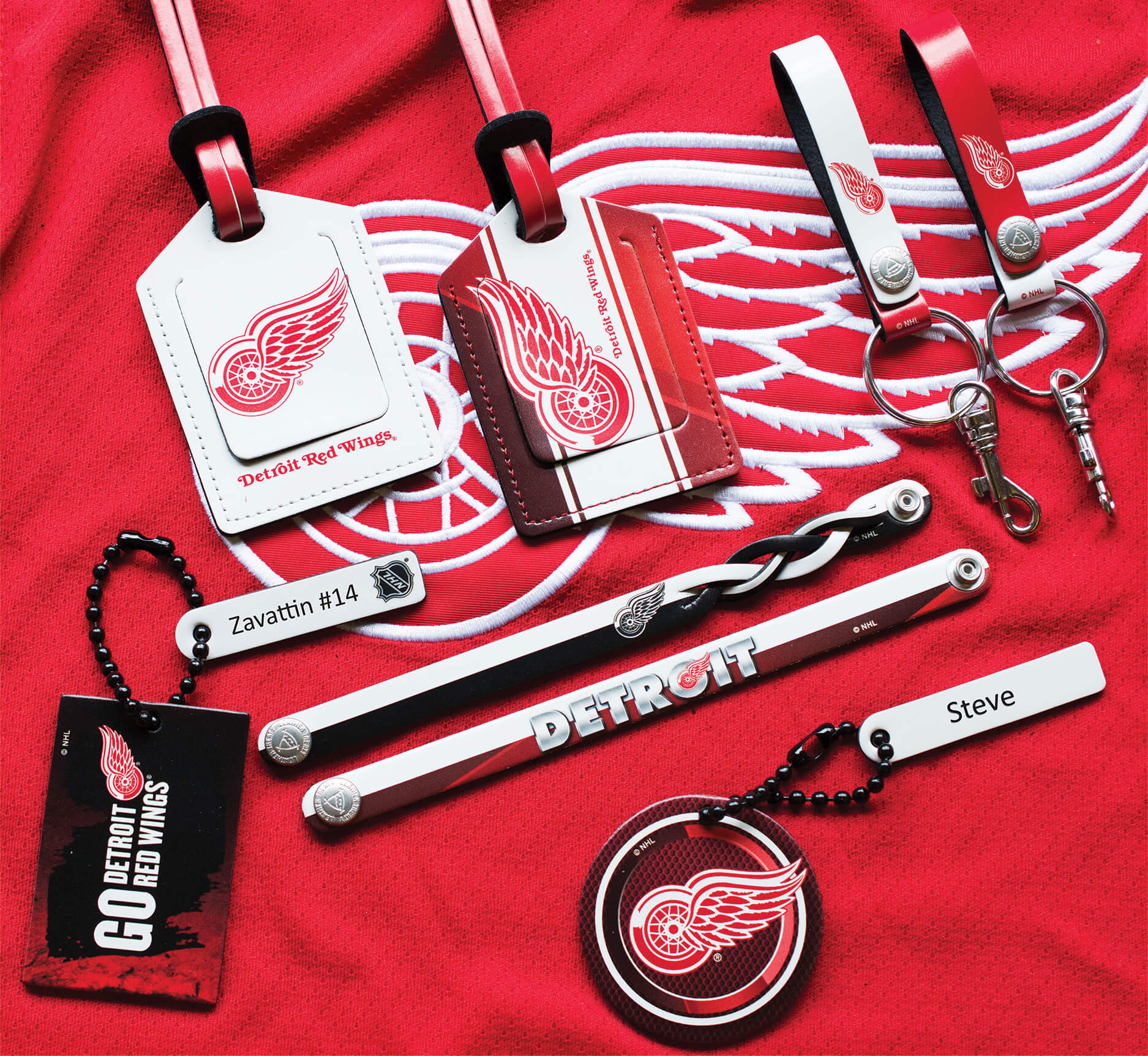 <p>NHL Collection Of Engraving Examples Detroit Red Wings</p>